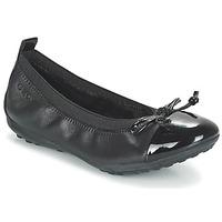 geox j piuma bal f girlss childrens shoes pumps ballerinas in black