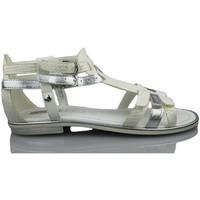 geox giglio gbk girlss childrens sandals in white