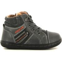 geox b4437c 0cl11 sneakers kid grey boyss childrens shoes high top tra ...