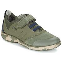 geox j nebula b a boyss childrens shoes trainers in green