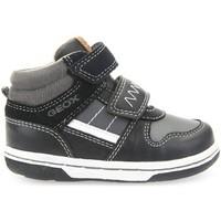 geox b6437c 0cl54 sneakers kid black boyss childrens shoes high top tr ...