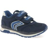 geox junior pavel boys riptape trainers boyss childrens shoes trainers ...