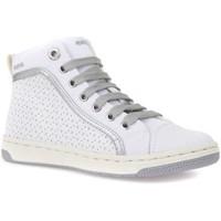Geox J72L5H 05411 Sneakers Kid Bianco boys\'s Children\'s Walking Boots in white