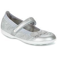 Geox JR JODIE girls\'s Children\'s Shoes (Pumps / Ballerinas) in Silver