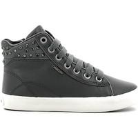 Geox J64D5C 00085 Sneakers Kid Grey boys\'s Children\'s Walking Boots in grey