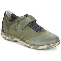 geox j nebula b a boyss childrens shoes trainers in green