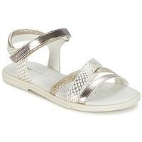 geox sandkarly d girlss childrens sandals in gold