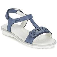 geox sandmilk c girlss childrens sandals in blue