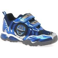 Geox Junior Shuttle Alien Boys Trainers boys\'s Children\'s Shoes (Trainers) in blue