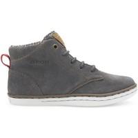 Geox J64B6D 00022 Sneakers Kid Grey boys\'s Children\'s Mid Boots in grey