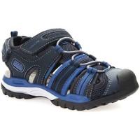 geox j720rc 05014 sandals kid blue boyss childrens sandals in blue