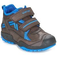 geox j nsavage bb boyss childrens shoes trainers in brown