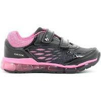 geox j5445b 0asaj sneakers kid girlss childrens shoes trainers in blac ...