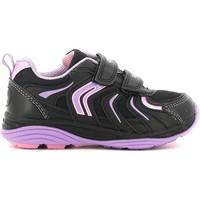 Geox J44D4A 05404 Sneakers Kid Black girls\'s Children\'s Walking Boots in black