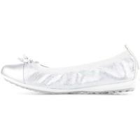 geox junior piuma ball girlss childrens shoes pumps ballerinas in whit ...