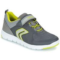 geox j xunday b b boyss childrens shoes trainers in grey