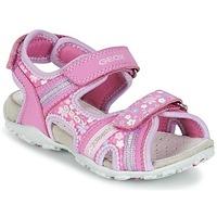 Geox J S.ROXANNE A girls\'s Children\'s Sandals in pink