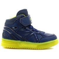 Geox J5429C 0BCBU Sneakers Kid Blue boys\'s Children\'s Walking Boots in blue