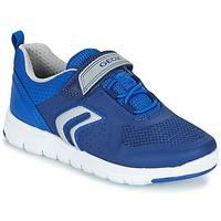 geox j xunday b b boyss childrens shoes trainers in blue