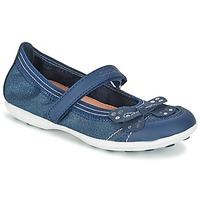 geox jr jodie girlss childrens shoes pumps ballerinas in blue