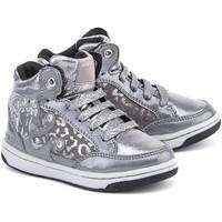 Geox Junior Creamy girls\'s Children\'s Shoes (High-top Trainers) in grey