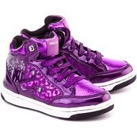 Geox Junior Creamy girls\'s Children\'s Shoes (High-top Trainers) in purple