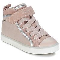Geox CIAK G. I girls\'s Children\'s Shoes (High-top Trainers) in pink