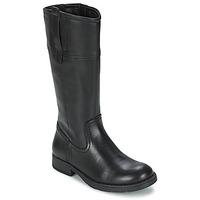 geox sofia b girlss childrens high boots in black