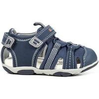 geox b721ad 01550 sandals kid blue boyss childrens sandals in blue