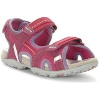 geox j sroxanne a boyss childrens sandals in red