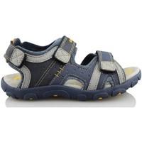 geox strada boyss childrens sandals in blue