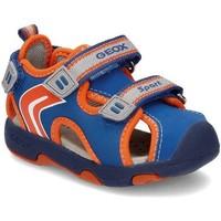 Geox Baby Sand Multy boys\'s Children\'s Sandals in blue