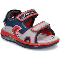 geox baby sand todo girlss childrens sandals in multicolour