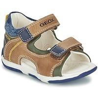 Geox B SAN.TAPUZ B. A boys\'s Children\'s Sandals in brown