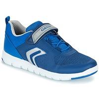 geox j xunday b b boyss childrens shoes trainers in blue