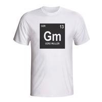 Gerd Muller Germany Periodic Table T-shirt (white)