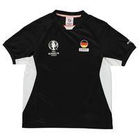 Germany UEFA Euro 2016 Poly Training Tee (Black) - Kids