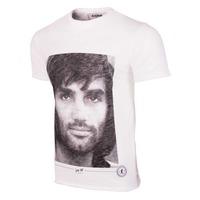 George Best Portrait T-Shirt (White)