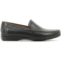 Geox U32Q3A 00043 Mocassins Man Black men\'s Loafers / Casual Shoes in black
