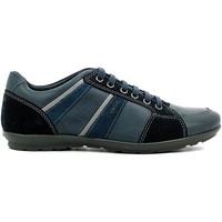 Geox U52A5A 0CL22 Sneakers Man Blue men\'s Walking Boots in blue