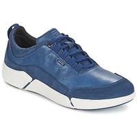 geox ailand mens shoes trainers in blue