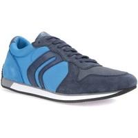 Geox U722LC 01422 Sneakers Man Blue men\'s Walking Boots in blue