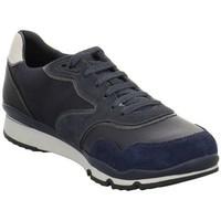 geox u sandro a mens shoes trainers in blue