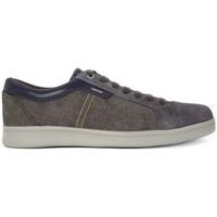 geox warren a mens shoes trainers in multicolour