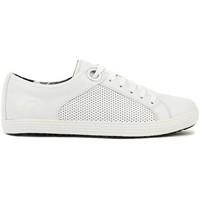 geox hix mens shoes trainers in white