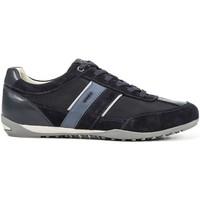 Geox U52T5C 02211 Sneakers Man Blue men\'s Walking Boots in blue