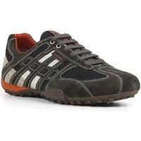 Geox U4207K 02214 Sneakers Man Grey men\'s Walking Boots in grey