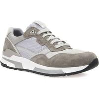 Geox U722HA 02214 Sneakers Man Grey men\'s Walking Boots in grey