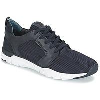 geox calar b mens shoes trainers in blue