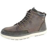 Geox Boots U Mattias B Chestnut men\'s Shoes (High-top Trainers) in brown